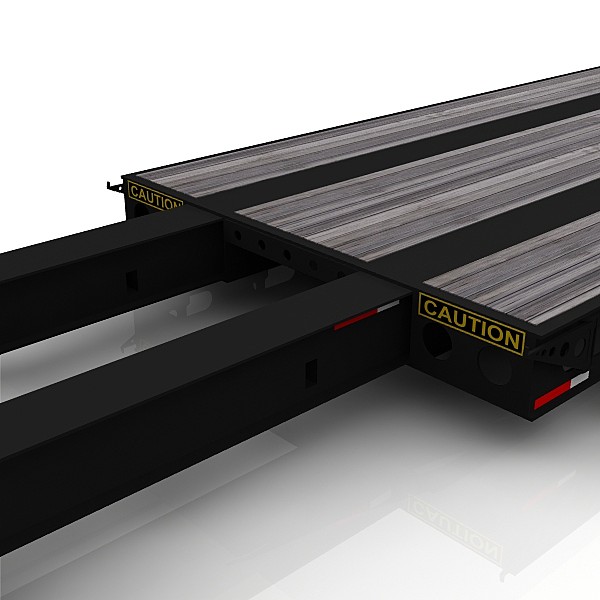 fontaine renegade lowboy extendable 3d model - Fontaine LXT40 Renegade extendable lowboy by bansheewoj